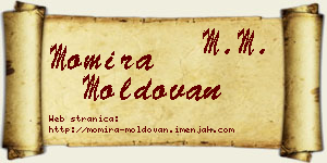 Momira Moldovan vizit kartica